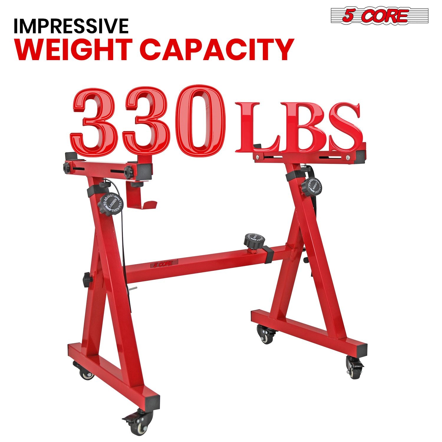 5 CORE Keyboard Stand Riser Z Style Height Width Adjustable Portable Heavy Duty Music Stands Holder for Kids and Adults  image 3