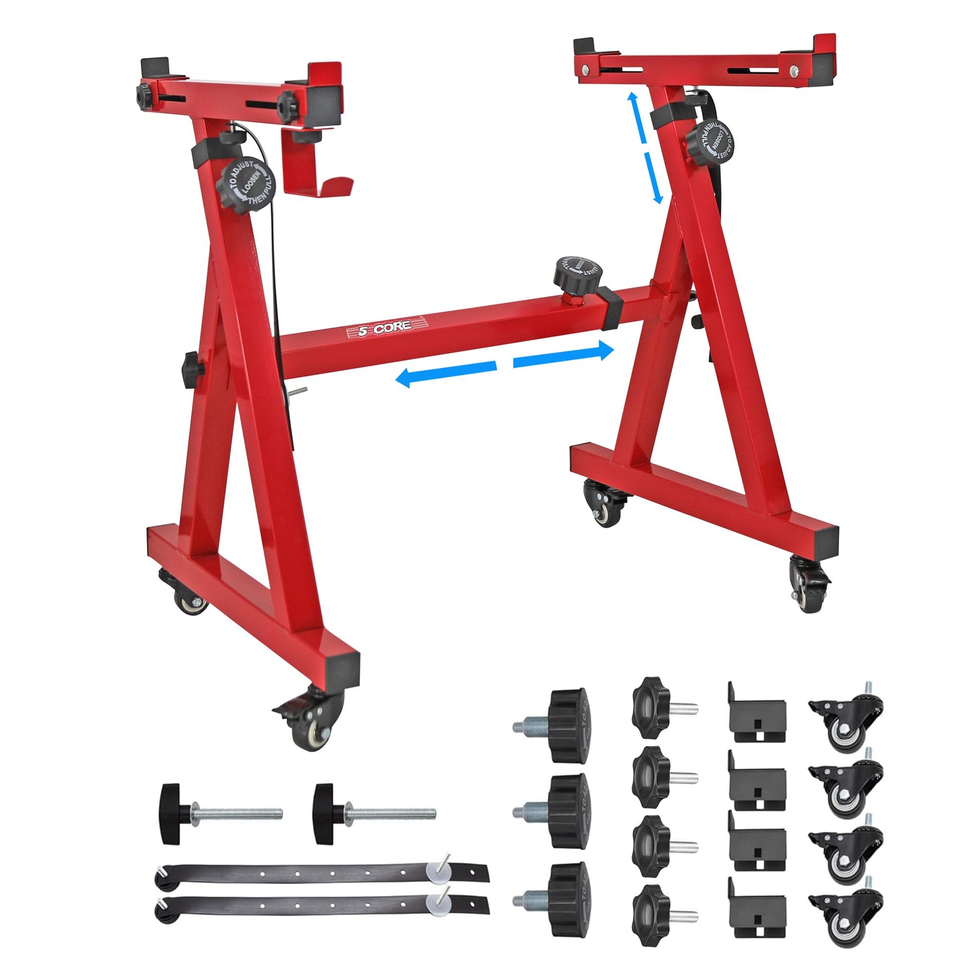 5 CORE Keyboard Stand Riser Z Style Height Width Adjustable Portable Heavy Duty Music Stands Holder for Kids and Adults  image 1