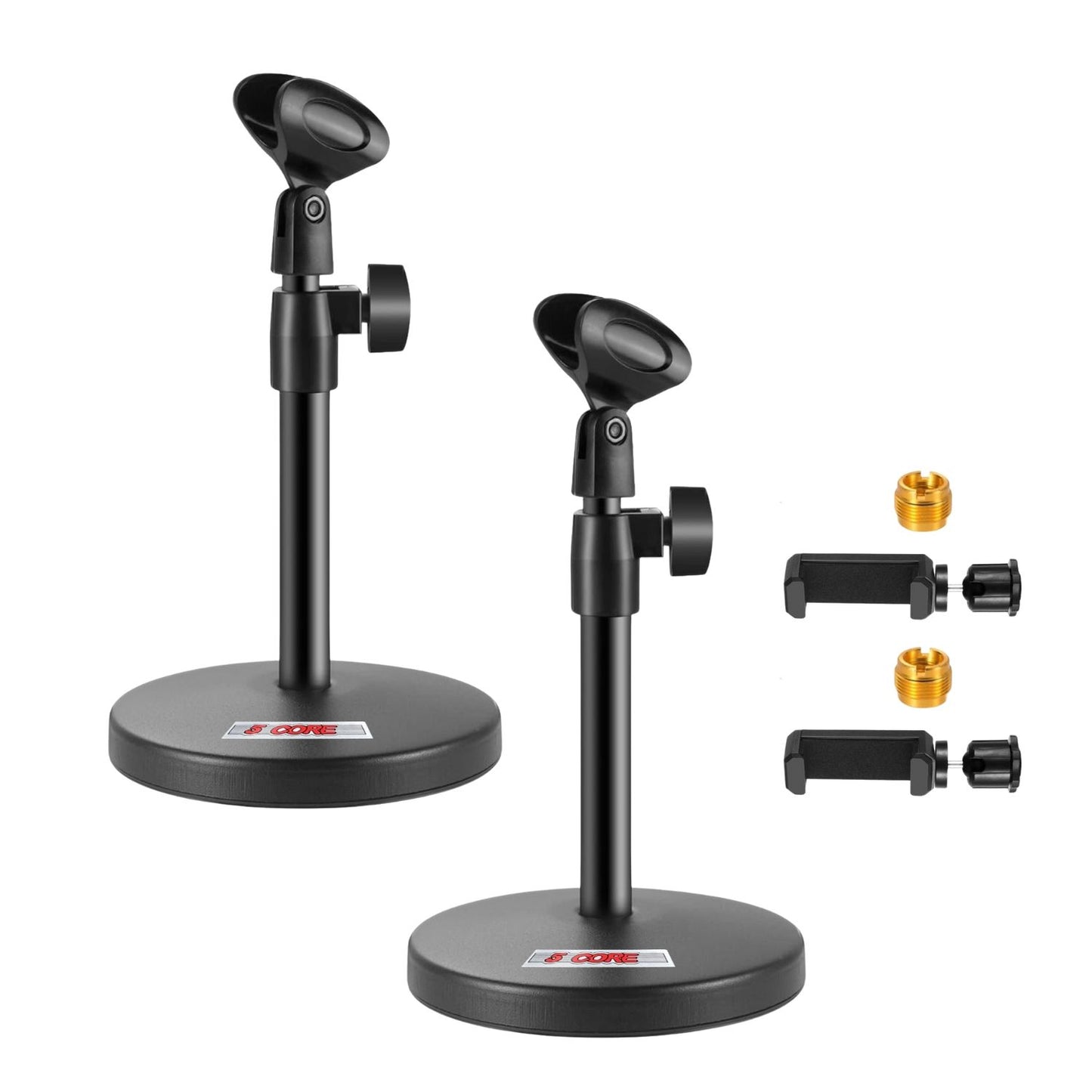 5 Core Mic Stand 3 in 1 Desktop Microphone Stands Adjustable Table Microfono Holder w Phone Clamp - MS RBS BOOM image 14