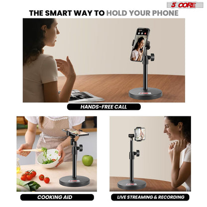 5 Core Mic Stand 3 in 1 Desktop Microphone Stands Adjustable Table Microfono Holder w Phone Clamp - MS RBS BOOM image 9