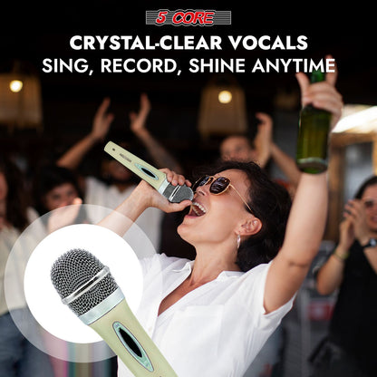 5 CORE Microphone Dynamic Vocal Handheld Mic Cardioid Unidirectional Microfono w On Off Switch + XLR Audio Cable for Sin image 11
