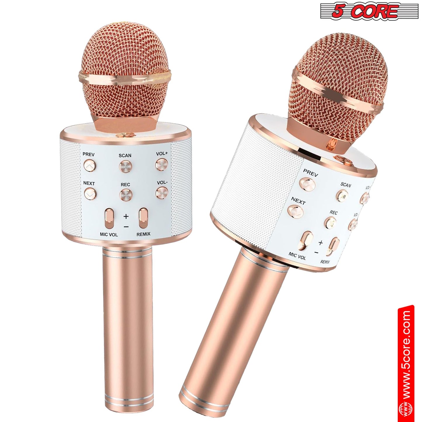5 Core Microphone Wireless Karaoke Mic With Speaker 3 in 1 Portable Bluetooth Microfono Inalambrico image 10