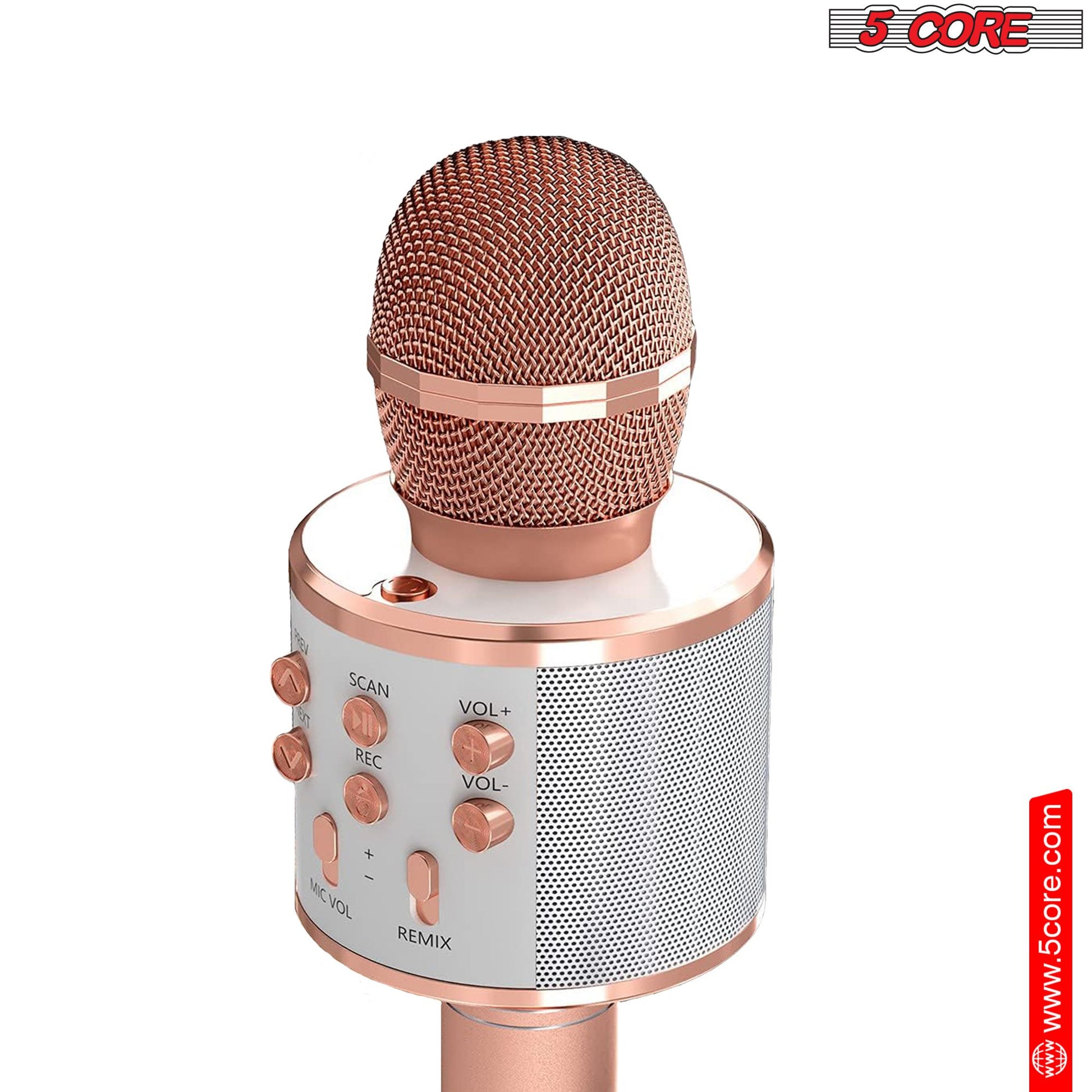 5 Core Microphone Wireless Karaoke Mic With Speaker 3 in 1 Portable Bluetooth Microfono Inalambrico image 11