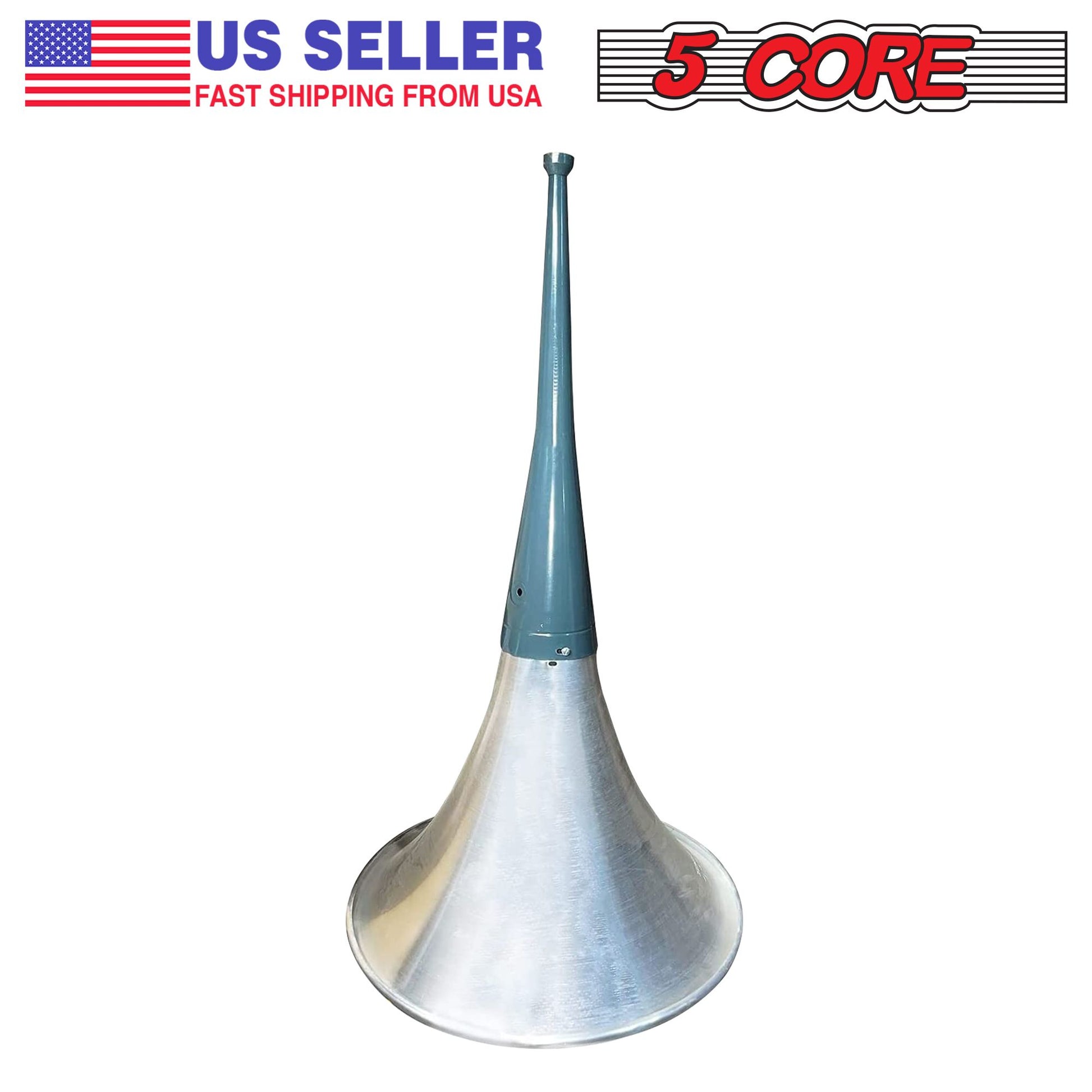 5 Core PA Horn Speaker Indoor Outdoor 22 Inch Long Range Trumpet Horn - Loud Sound Megaphone +Mounting Bracket | Aluminu image 11