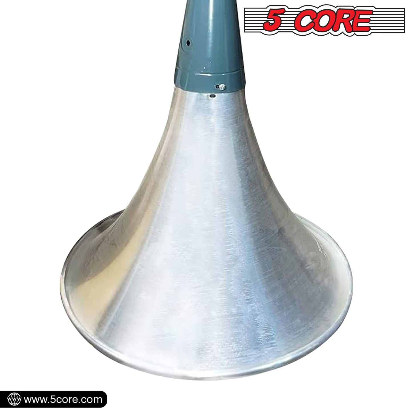 5 Core PA Horn Speaker Indoor Outdoor 22 Inch Long Range Trumpet Horn - Loud Sound Megaphone +Mounting Bracket | Aluminu image 7