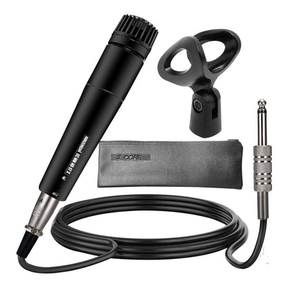 5 CORE Professional Dynamic Vocal Microphone Neodymium Cardioid Unidirectional Handheld Mic for Singing Karaoke Steel Me image 1