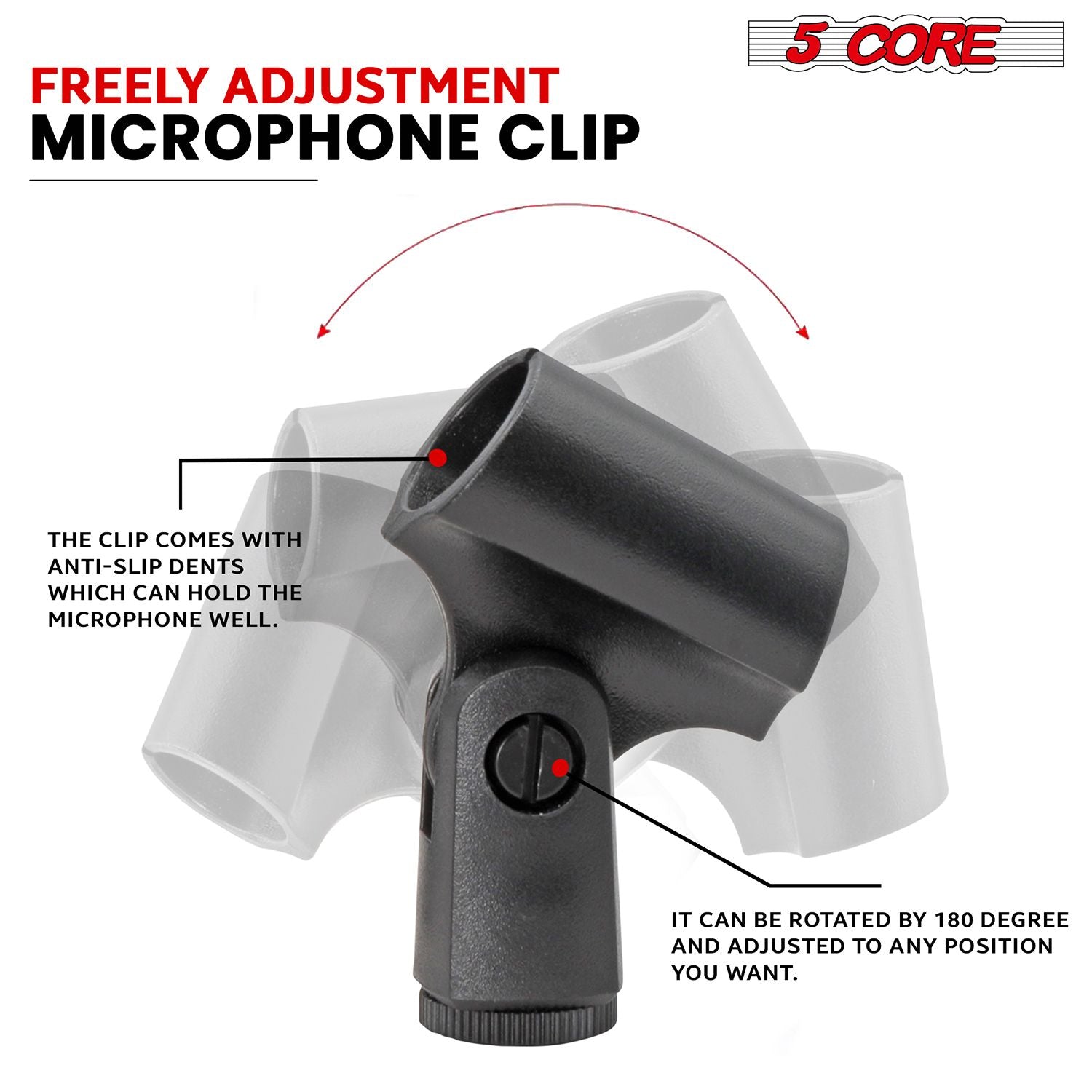 5 CORE Professional Instrument Microphone Pencil Mic Condenser Cardioid Unidirectional Stick Microfono with Windscreen M image 3