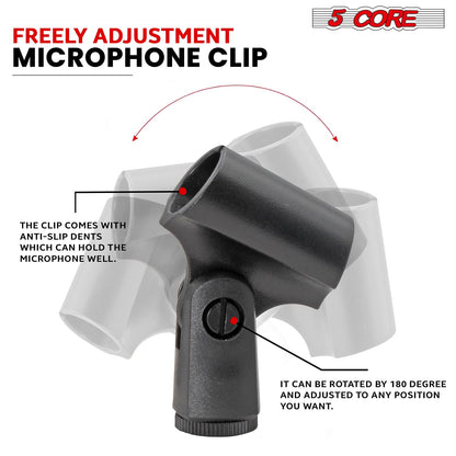 5 CORE Professional Instrument Microphone Pencil Mic Condenser Cardioid Unidirectional Stick Microfono with Windscreen M image 3