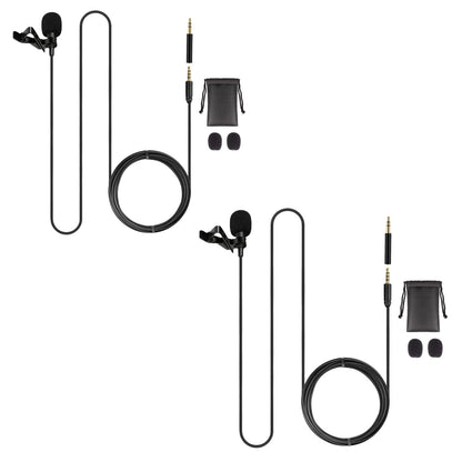 5 Core Professional Omnidirectional Lavalier Microphone 3.5mm Clip-On Lapel Mic for Smartphone DSLR Camera PC Interview  image 13
