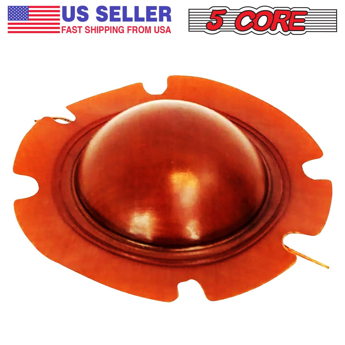 5 Core Replacement Diaphragm 50Pc Titanium Universal 2" Phenolic Compression Driver Horn Voice Coil - DP1 50PCS image 2