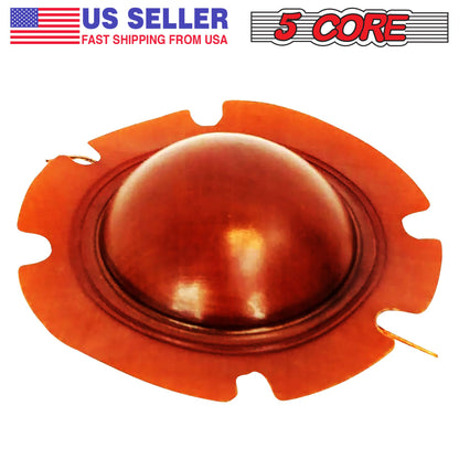 5 Core Replacement Diaphragm 50Pc Titanium Universal 2" Phenolic Compression Driver Horn Voice Coil - DP1 50PCS image 2