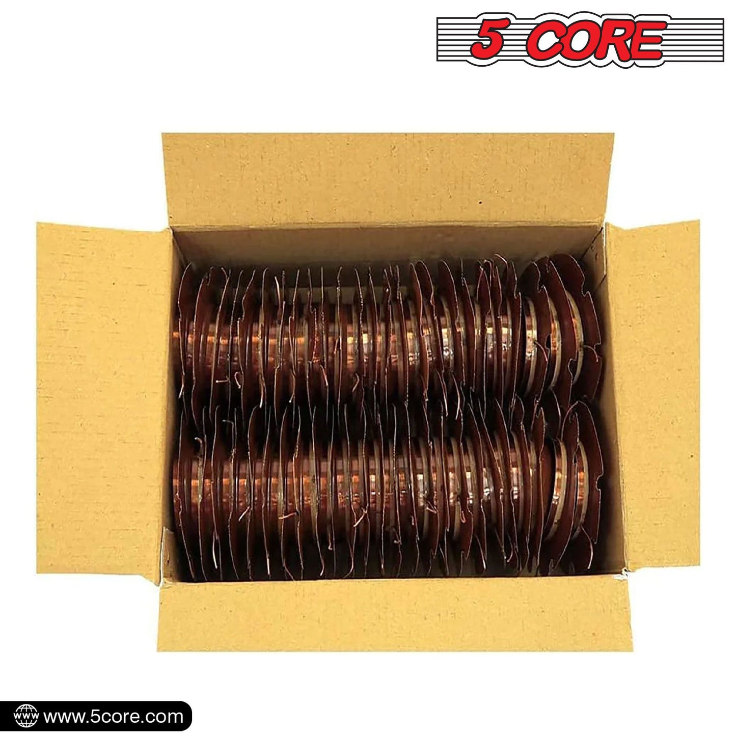 5 Core Replacement Diaphragm 50Pc Titanium Universal 2" Phenolic Compression Driver Horn Voice Coil - DP1 50PCS image 9