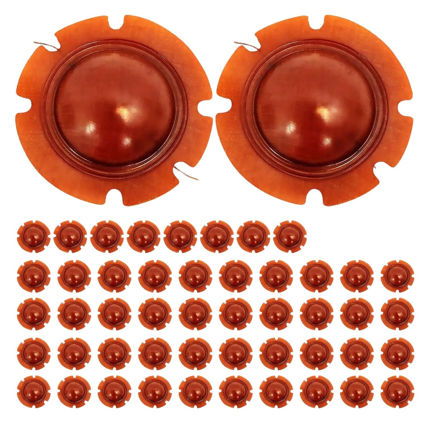 5 Core Replacement Diaphragm 50Pc Titanium Universal 2" Phenolic Compression Driver Horn Voice Coil - DP1 50PCS image 1