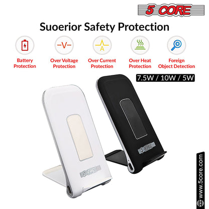 5 Core Wireless Charger 10W Max Fast Wireless Charging Pad Glass Top Pair Boostcharge Slim USB-C image 7