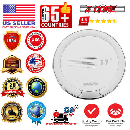 5 Core Wireless Charging Pad 15W Qi-Certified Max Fast Wire Less Phone Charger Glass Top Slim USB-C - CDKW04 W image 8