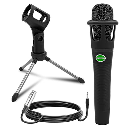 5 CORE XLR Dynamic Metal Mic Audio, Ideal for Singing, Captures Source Sound, Sturdy & Durable, Includes XLR Cable - MIC image 1
