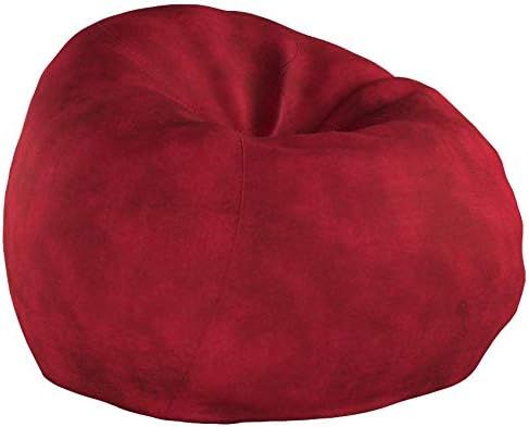 5-Foot Comfortable High-Density Shredded Foam Bean Bag Chair for Kids and Adults, with Removable Microsuede Cover, Ideal image 6