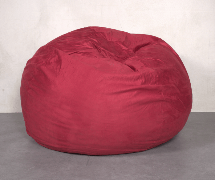 5-Foot Comfortable High-Density Shredded Foam Bean Bag Chair for Kids and Adults, with Removable Microsuede Cover, Ideal image 7