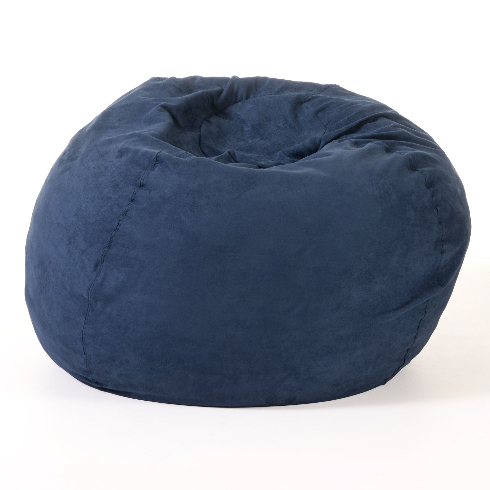 5-Foot Comfortable High-Density Shredded Foam Bean Bag Chair for Kids and Adults, with Removable Microsuede Cover, Ideal image 3