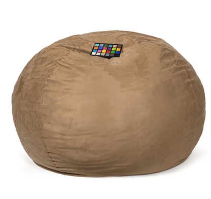 5-Foot Comfortable High-Density Shredded Foam Bean Bag Chair for Kids and Adults, with Removable Microsuede Cover, Ideal image 5