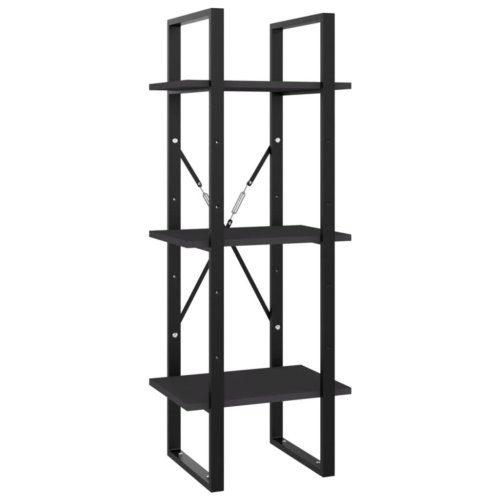 5-Tier Book Cabinet Gray 15.7"x11.8"x68.9" Engineered Wood image 5
