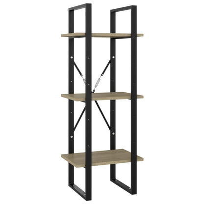 5-Tier Book Cabinet Sonoma Oak 15.7"x11.8"x68.9" Engineered Wood image 5
