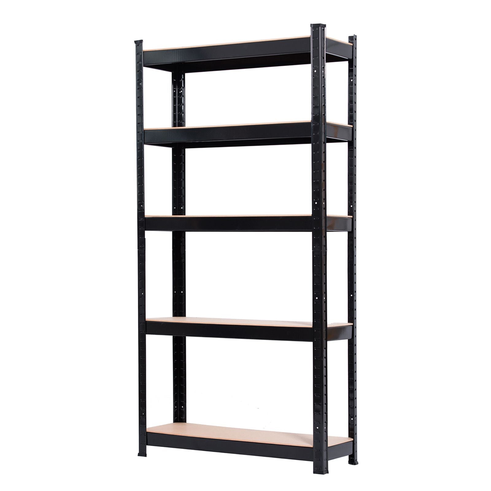 5 Tier Heavy Duty Metal Shelving Rack Unit Garage Storage Shelf Black UK image 13
