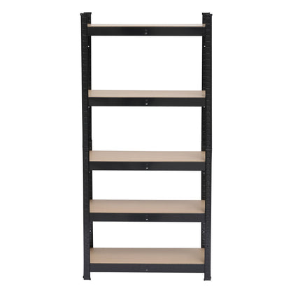 5 Tier Heavy Duty Metal Shelving Rack Unit Garage Storage Shelf Black - Detail of Shelf