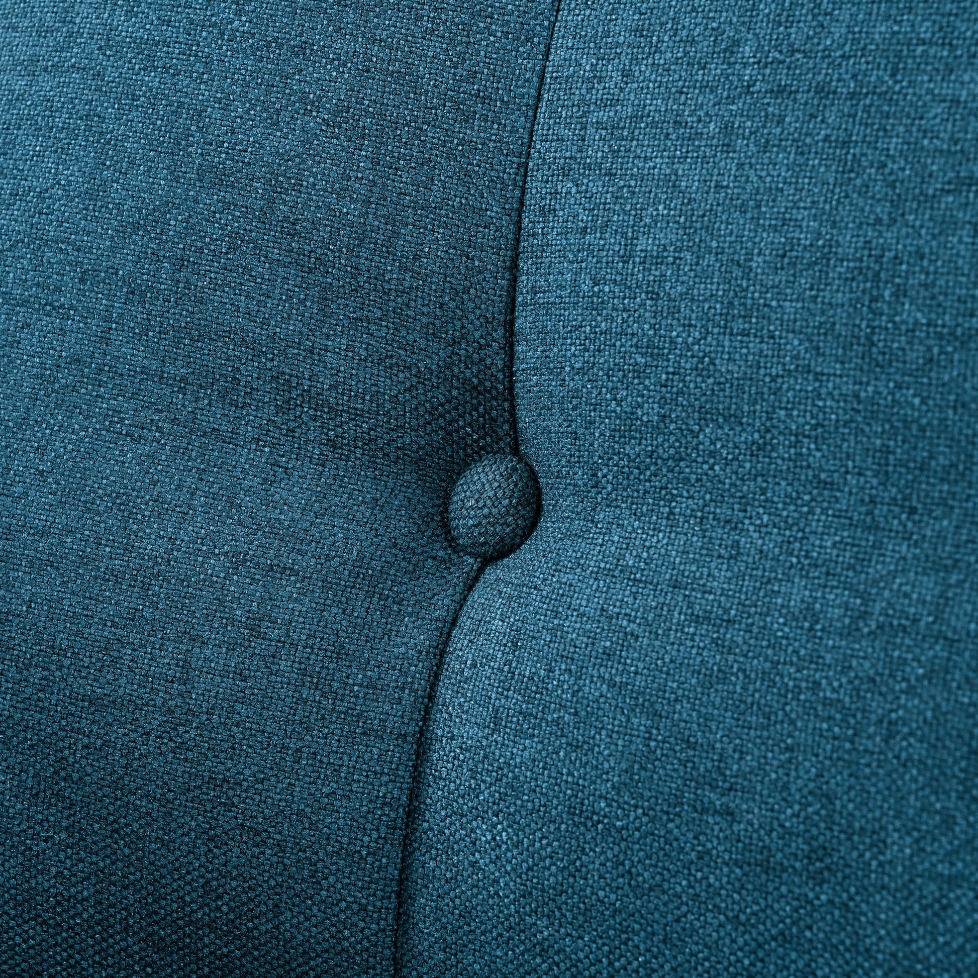 Mid-Century Modern Armchair - Tufted Fabric Accent Chair with Solid Wood Legs for Living Room, Bedroom & Office - Comfortable Polyester Upholstery - Classic Button-Tufted Back & Tapered Design image 10