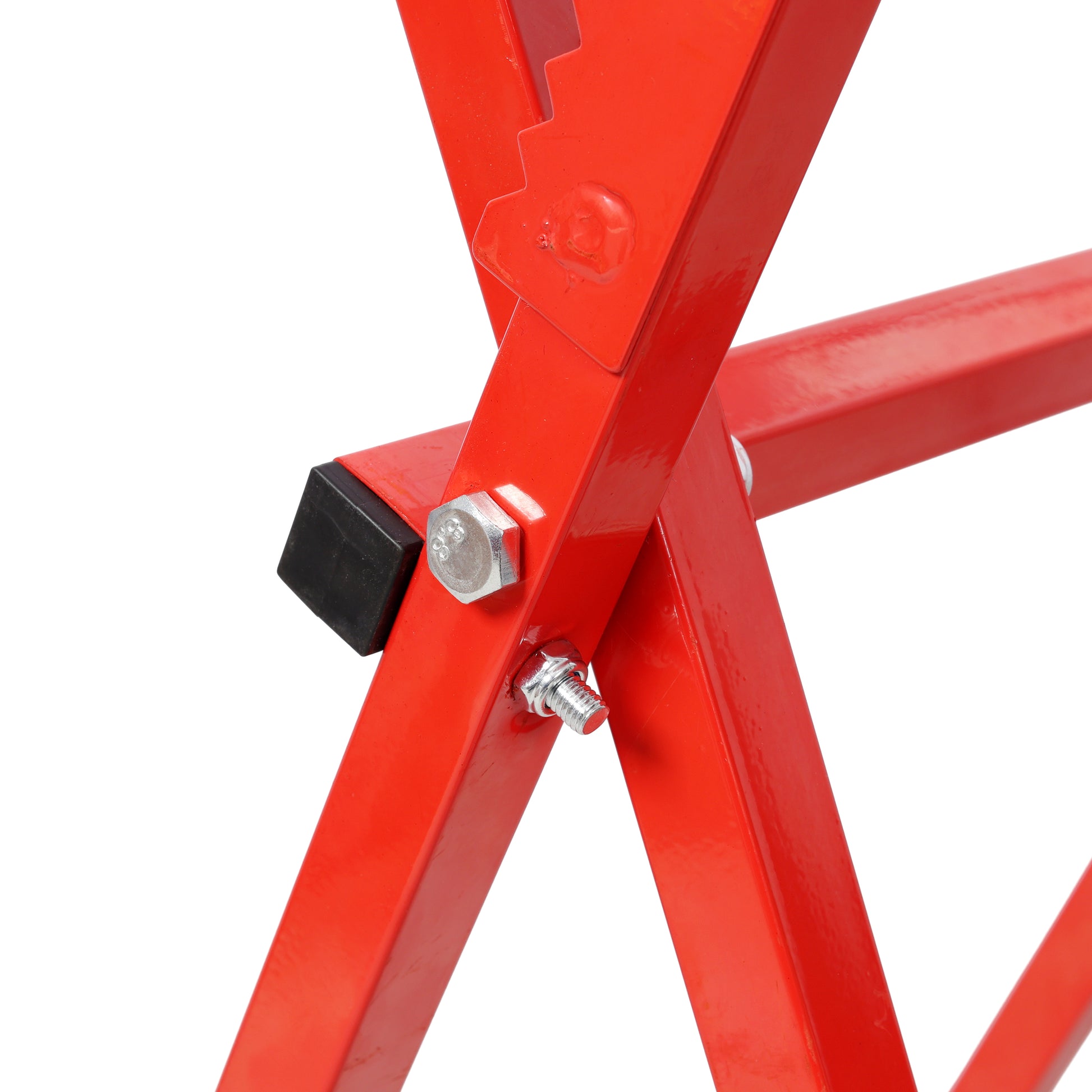 Folding Log Saw Horse,reAdjustable Height Saw Horse with Non-Slip Foot Pads,for Cutting wood, Lightweight and Portable image 7