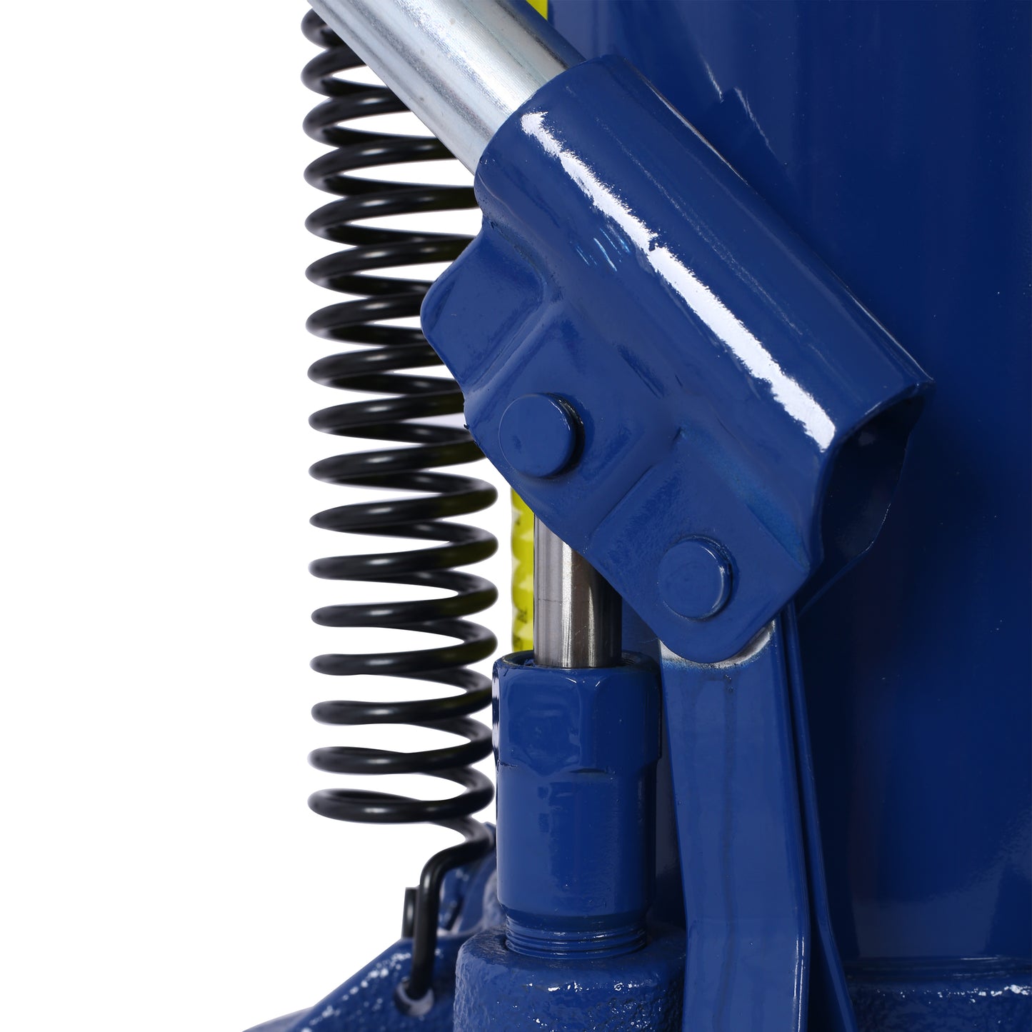 Air Hydraulic Bottle Jack, 20 Ton/44029 LBS All Welded Bottle Jack, 10.2-19.7 inch Lifting Range, Manual Handle and Air Pump, for Car, Pickup, Truck, RV, Auto Repair, Industrial Engineering,Blue image 8