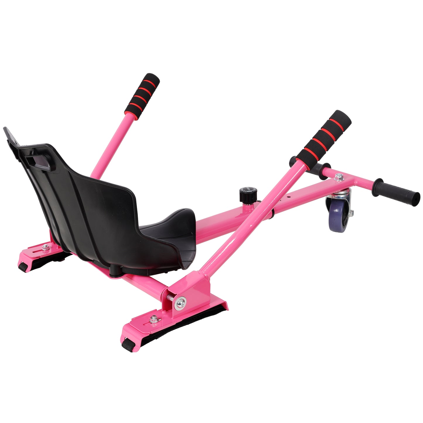 Hoverboard Seat Attachment Go-Kart,Fits 6.5" 8"10" Hoverboards,Sturdy Adjustable Off-Road Frame,Hover Cart for Family Fun,not include Hoverboard,Pink image 8