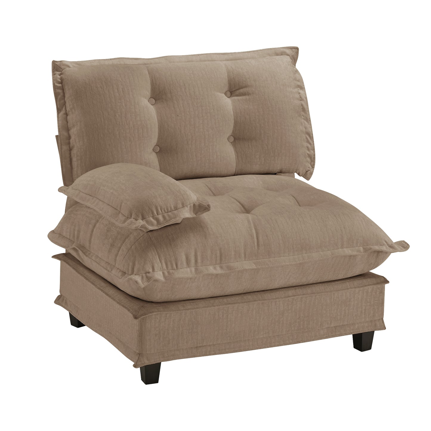 73 LSF Sofa Chenille- Light Brown image 2