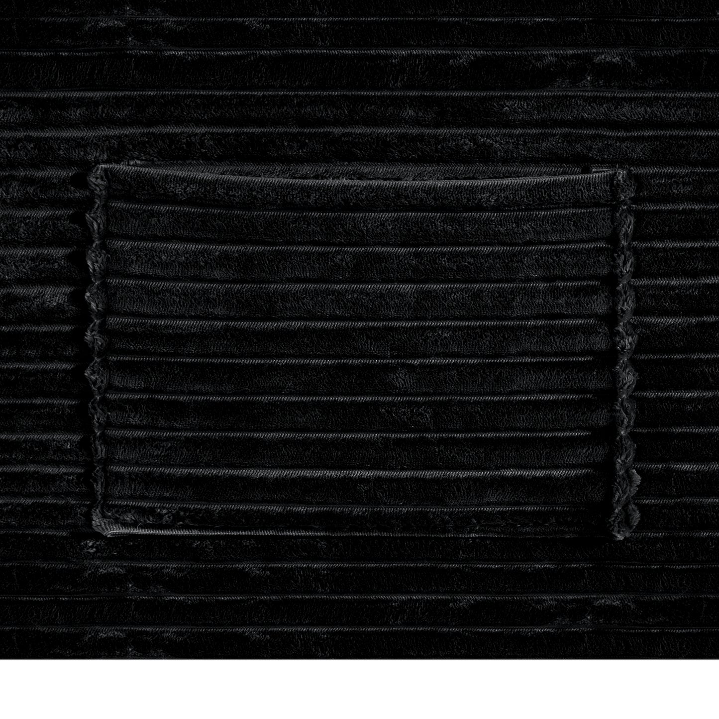 134" Cloud Sectional Sofa with U-Shape Chaise and Side Pockets and Cup holder, Modern Modular Design, Deep Seating, Upholstered Couch for Living Room/Bedroom, No Assembly Required (Plush)Black image 11