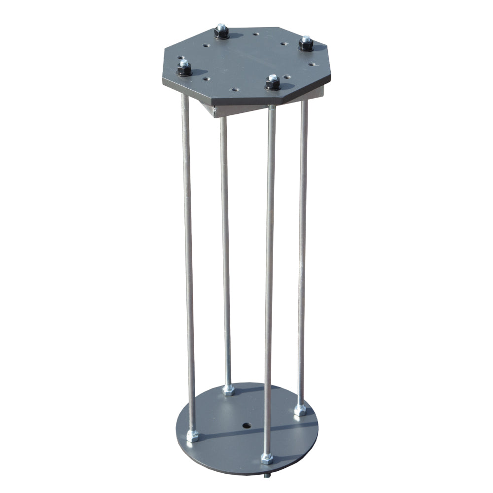 Patio Umbrella Base in Ground, Heavy-Duty Steel Construction for Stability, Supports up to 700LBS, 7.8" x 7.8" x 22"