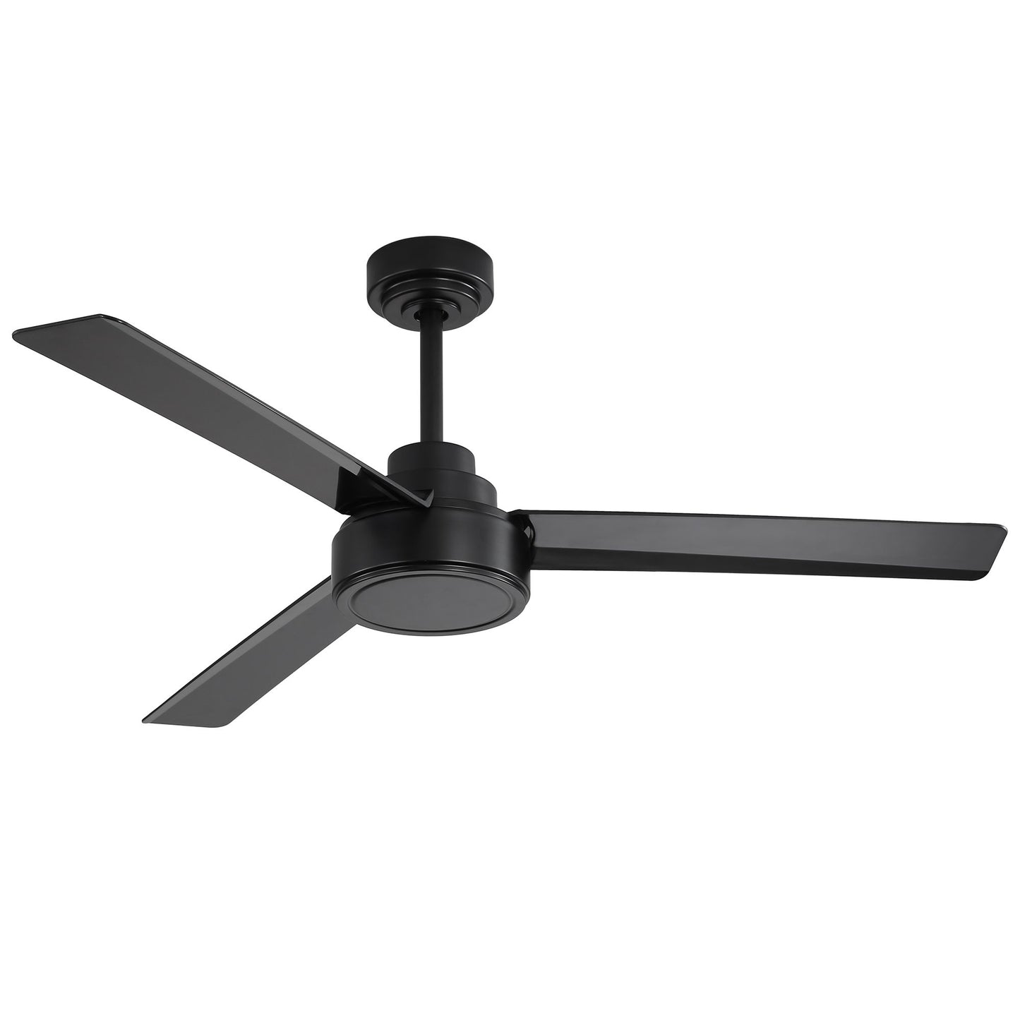 52" Outdoor Ceiling Fan Without Light, 3 ABS Blades Farmhouse Ceiling Fan with Remote Control 6-speed Reversible DC Moto image 1