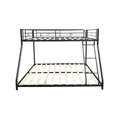 Metal Twin over Full Bunk Bed/ Heavy-duty Sturdy Metal/ Noise Reduced/ Squeak Free/ Wooden Slat/ No Box Spring Needed image 3