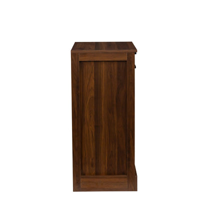 brown walnut color modular 24 wine bar cabinet Buffet Cabinet image 8