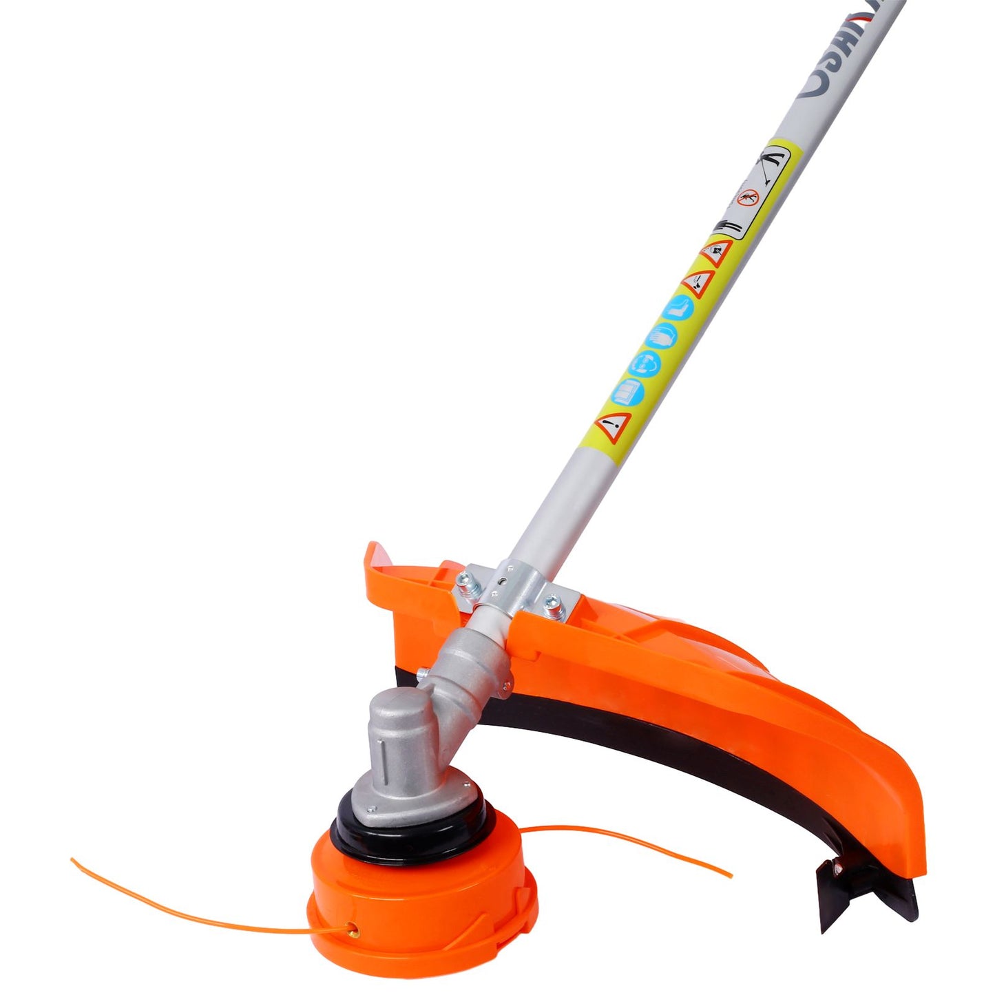52cc Weed Eater/Wacker Gas Powered, 2 in 1 String Trimme,with 10'' Brush Cutter,Rubber Handle & Shoulder Strap Included image 4