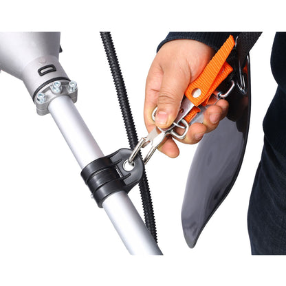 52cc Weed Eater/Wacker Gas Powered, 2 in 1 String Trimme,with 10'' Brush Cutter,Rubber Handle & Shoulder Strap Included image 12