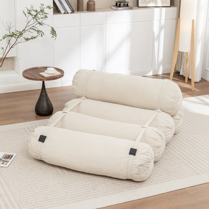 Adjustable Floor Sofa, Corduroy Lazy Sofa with Adjustable Straps for Versatile Configurations, Multi-Person Leisure Chair, Suitable for Living Room, Bedroom and More image 6