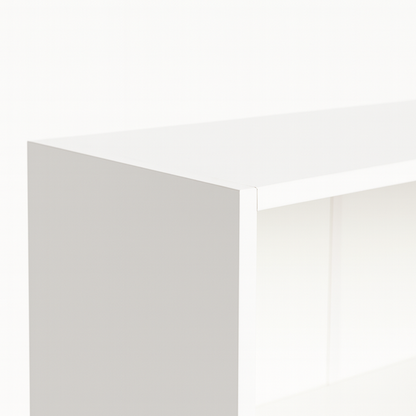 5-Tier Bookshelves Storage Cabinet White image 11