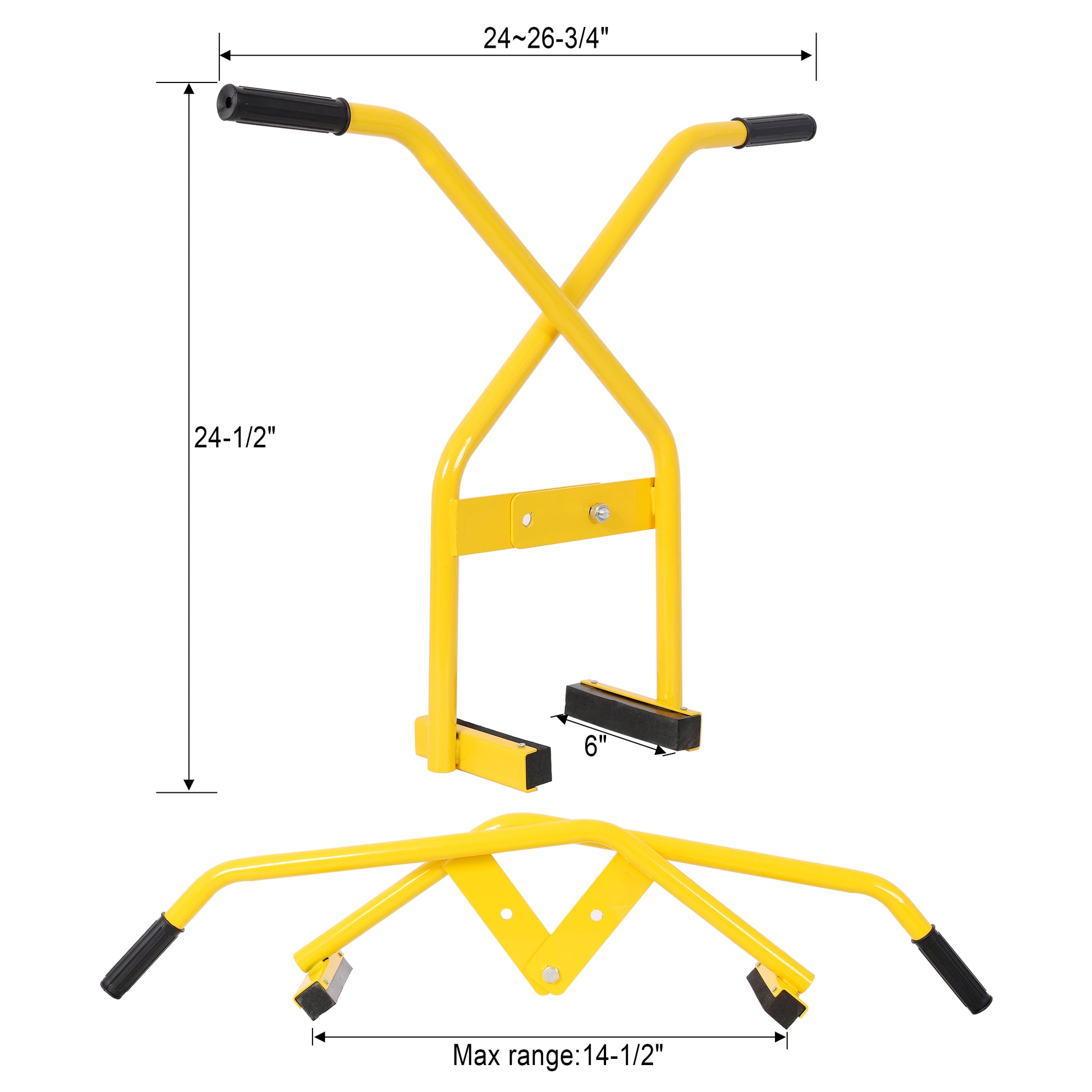2PACK Steel Curb Stone Tongs, Heavy Duty Concrete Block Lifting Gripping Pliers, Offset Design Curb Lifter Tool for Concrete Paver Stone Bricks Installation image 8