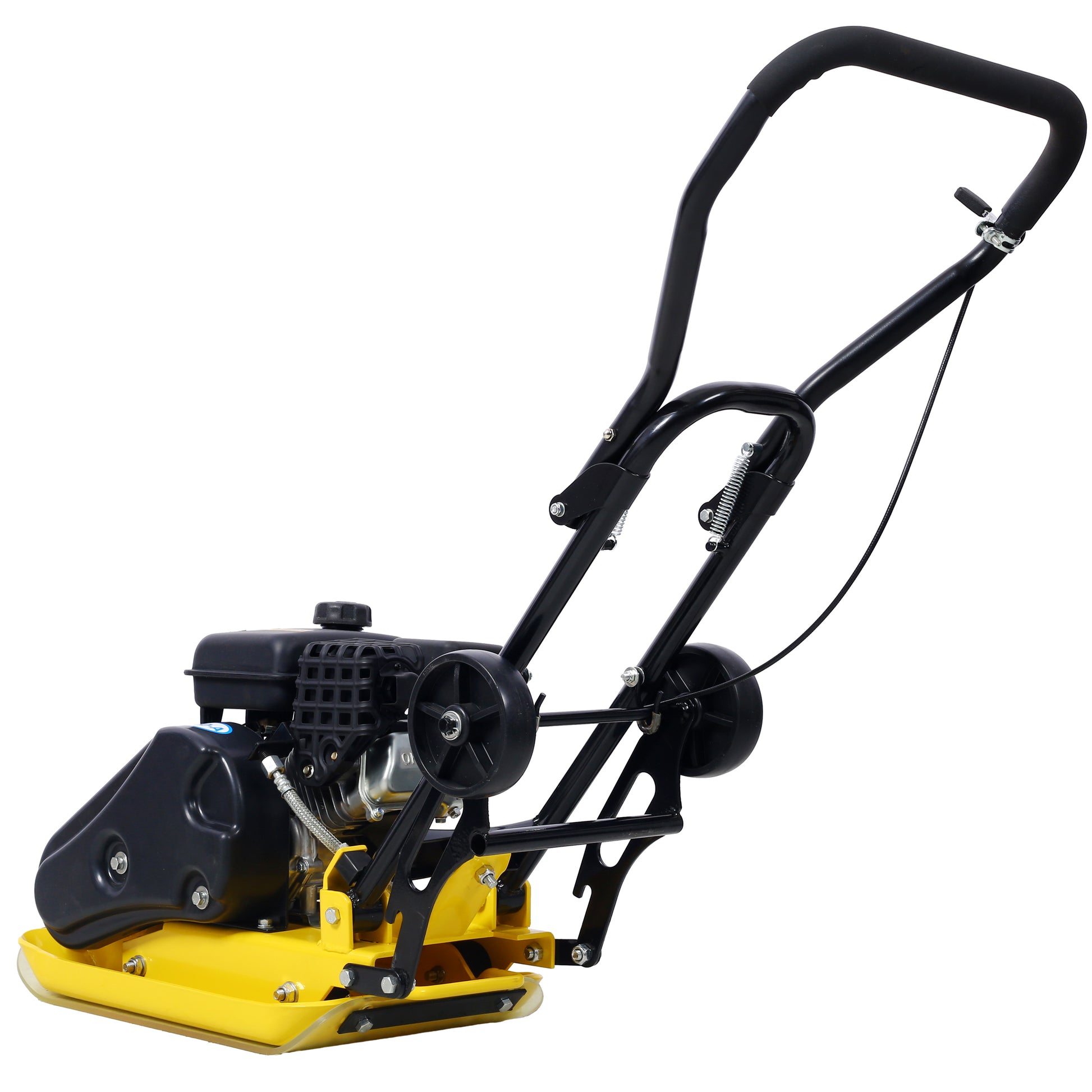 2.5HP Plate Compactor Gas 79.7cc 8200N Force Construction Concrete Tamper Machine Power Paver 19.3 x 12.6" Plate,EPA compliant image 4