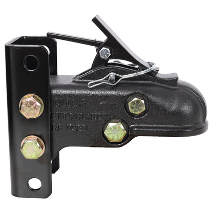 2-5/16 Inch Channel Mount Trailer Coupler, 15000 LBS Heavy Duty Hitch Ball Coupler with 3-Position Adjustable Channel Bracket & Complete Fasteners image 9