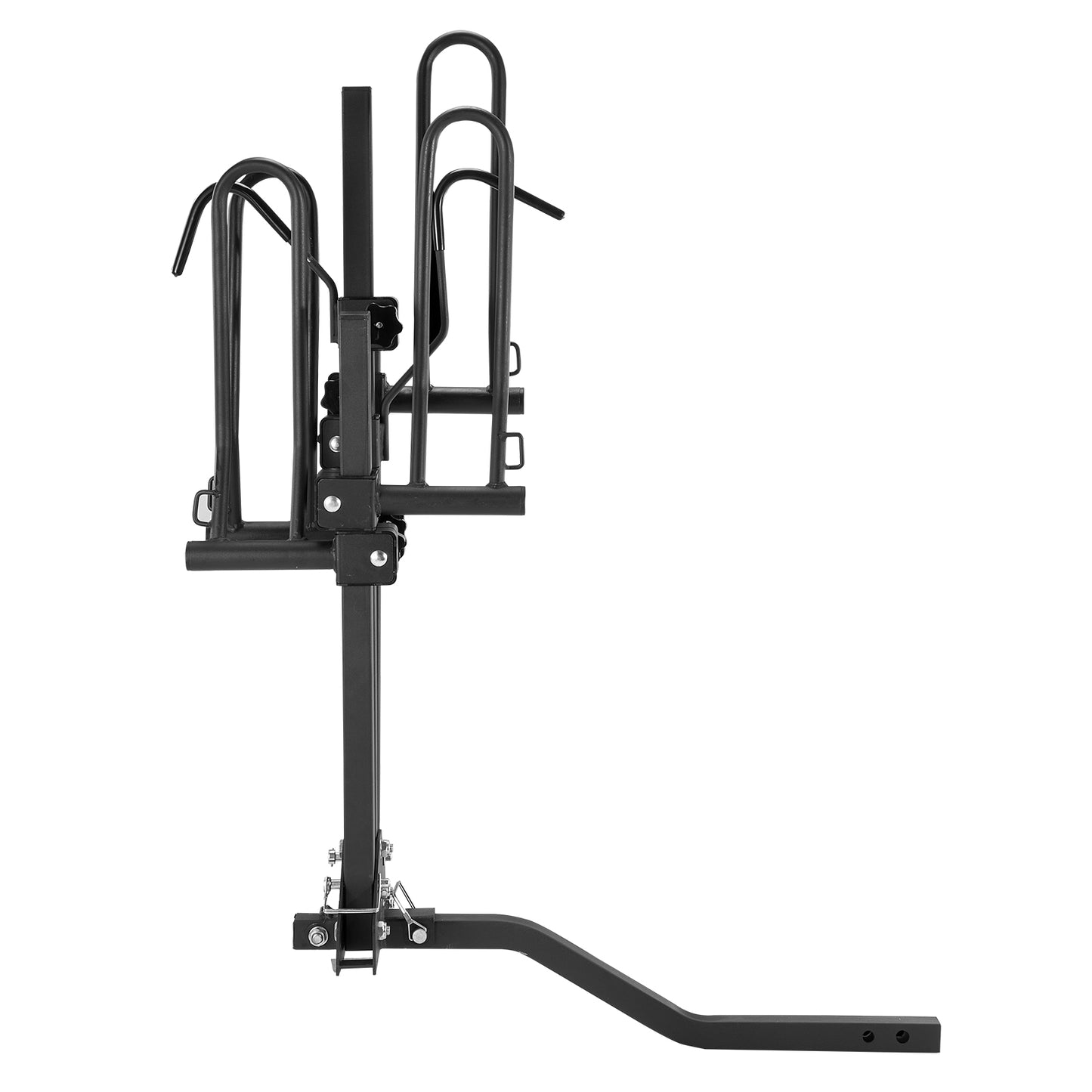Hitch Mount Bike Rack, 2-Bike Platform Style, 80 LBS Max Capacity Bike Rack Hitch for 1.25-/2-inch Receiver, Titling and Folding Bike Carrier with Tires up to 2.4" Wide, for Car, SUV, Truck, RV image 3