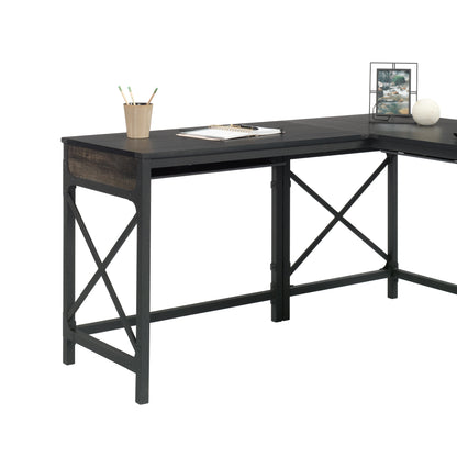 Desk Return 36" with Expanded Workspace, Brown finish image 4