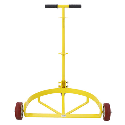 55 Gallon Drum Dolly 1pk - 1200 lb Capacity Oil Barrel Drum Roller Cart - Low Profile Steel Oil Drum Caddy image 3