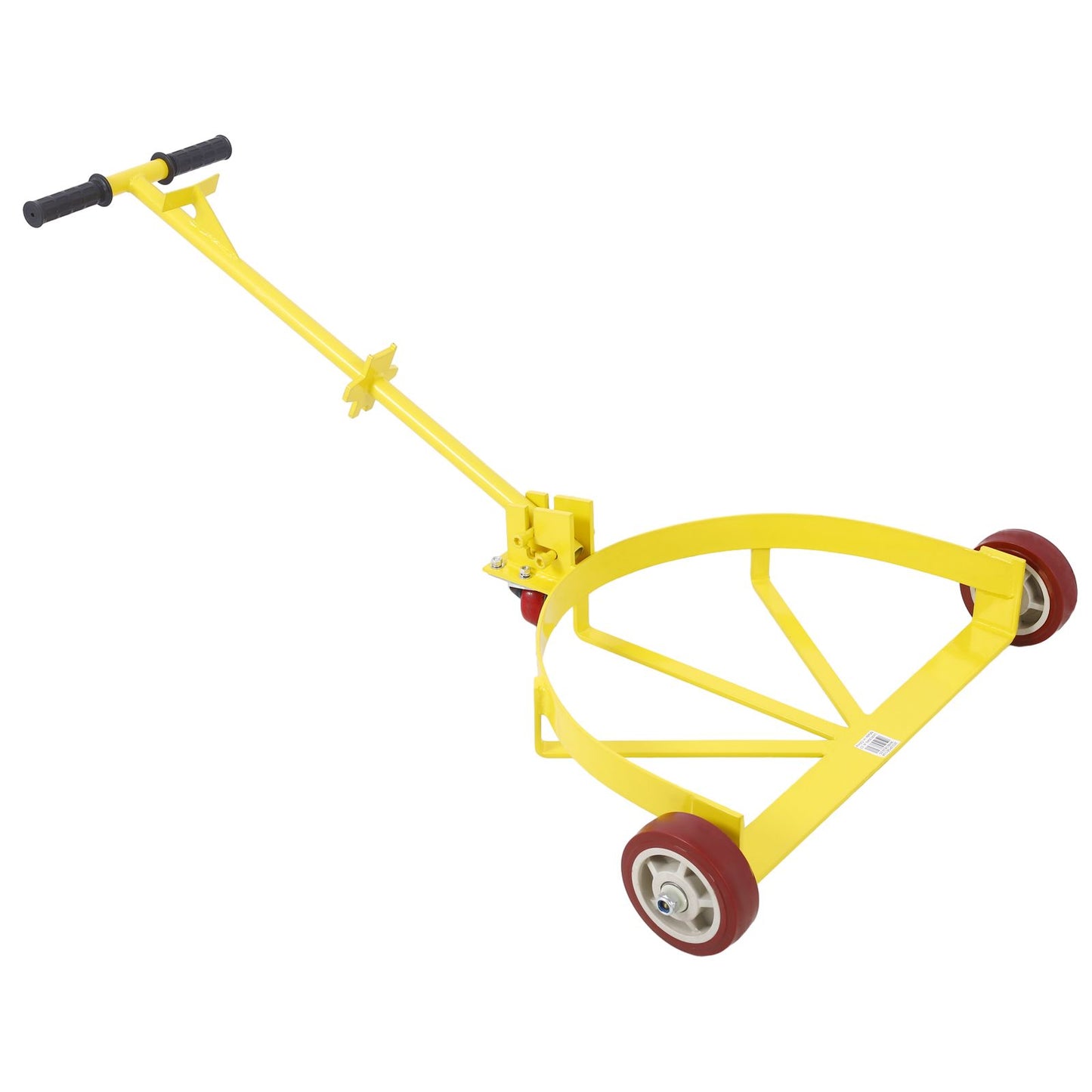 55 Gallon Drum Dolly 1pk - 1200 lb Capacity Oil Barrel Drum Roller Cart - Low Profile Steel Oil Drum Caddy image 5
