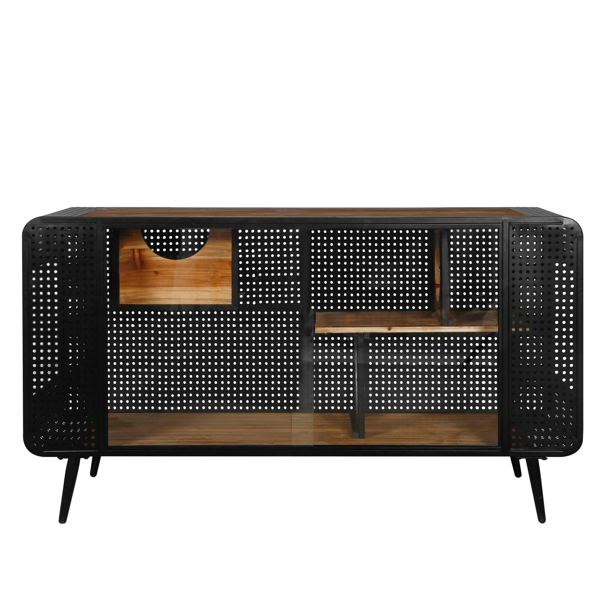 55.12 "Spacious Cat House with Tempered Glass, for Living Room, Hallway, Study and Other Spaces image 6